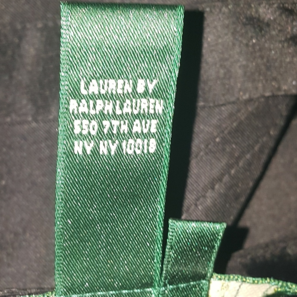 Lauren silk skirt. Black. Absolutely beautiful. - Picture 5 of 7